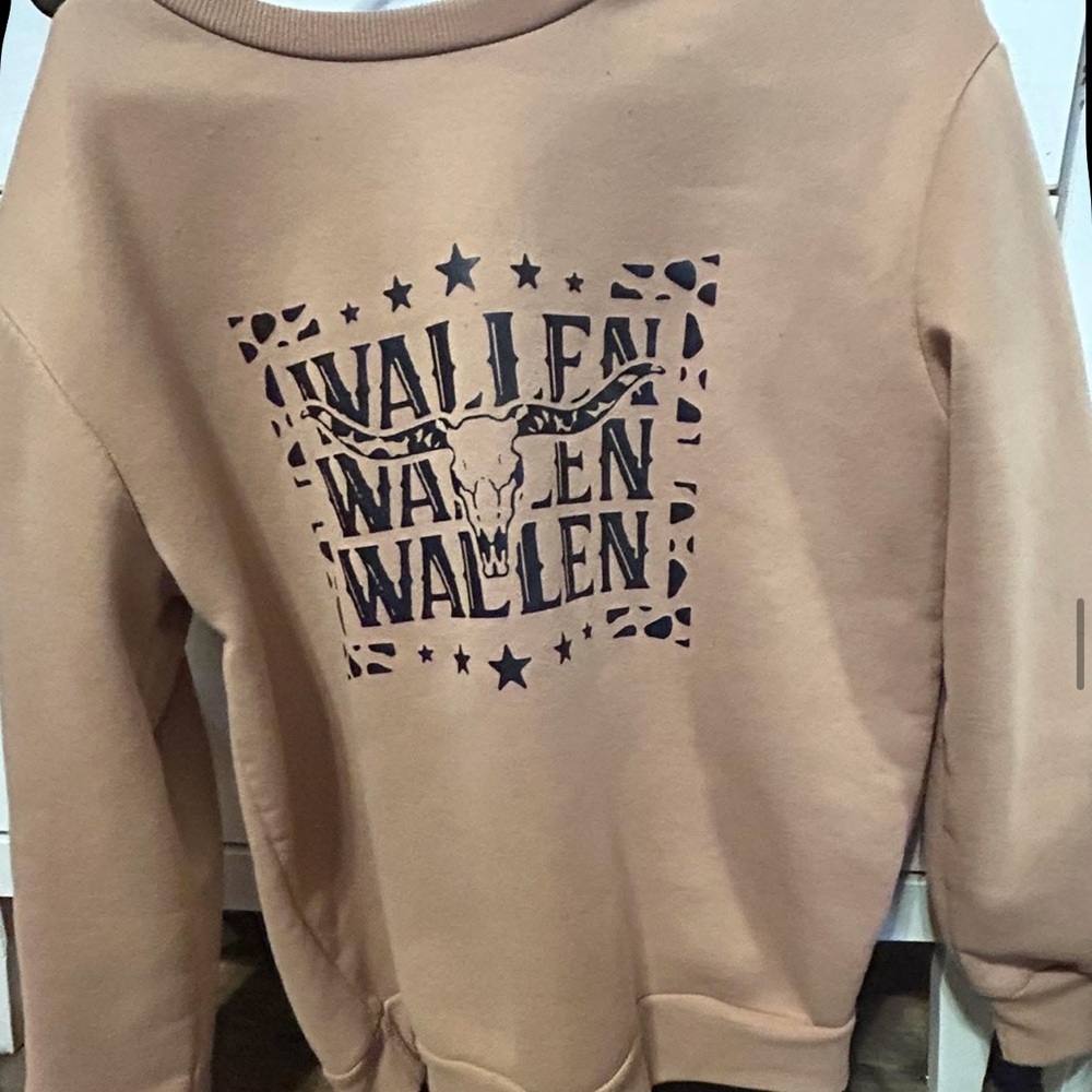 Tan Graphic Sweatshirt